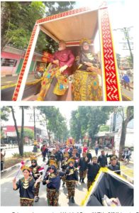 Keterangan : Dalam rangka memperingati Hari Jadi Bogor (HJB) ke 543 Kabupaten Bogormenggelar helaran budaya.