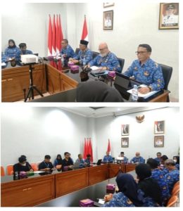 Keterangan : Koordinasi penanganan Pascabencana Kabupaten/Kota