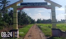 Dugaan ketidak sesuaian pembangunan Gapura Di Desa Marga Rukun Warga Minta Audit Anggaran 