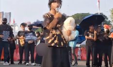 Siswi SMP Sampaikan Kritik atas Pelaksanaan Program MBG di Aksi Kamisan