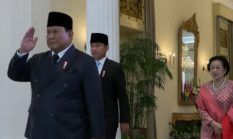 Prabowo Pimpin Upacara Hari Lahir Pancasila, Didampingi Megawati dan Gibran