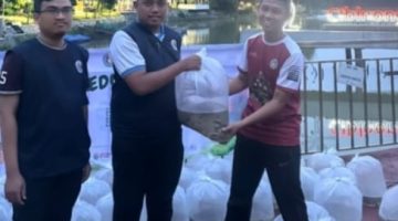 Pemkab Bogor Tebar 8.000 Benih Ikan Nilem di Situ Plaza Cibinong, Dukung Kelestarian Ekosistem Perairan