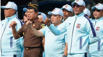 Adityawarman Adil Hadiri Pelepasan Kontingen PORPROV 2026 ‎